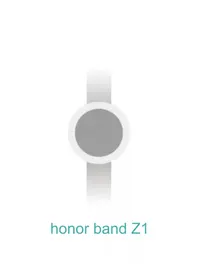 Notice HUAWEI HONOR BAND Z1 Smartwatch
