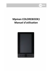 Notice MPMAN COLORBOOK 7 Tablette