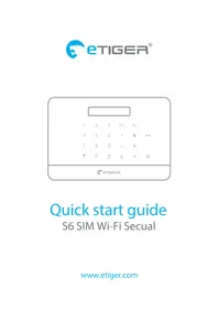 Notice eTiger S6 SIM WIFI SECUAL Système d'alarme