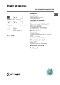 INDESIT RA 27 IX (FR) (0) - Kjøleskap