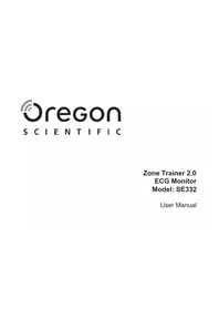 Notice OREGON SCIENTIFIC SE332 Montre connectée sportive