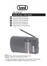Notice Trevi RA 7F20 BT Radio