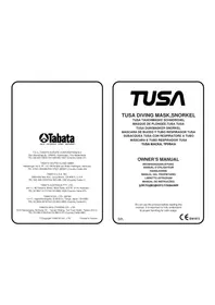 Notice Tusa TINA M1002 Tauchmaske