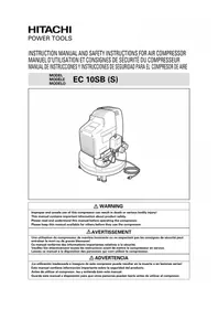 Notice HITACHI EC 10SB (S) Compresseur