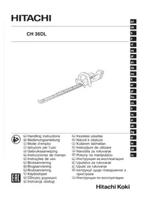 Notice HITACHI CH 36DL Hekksakser