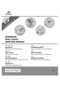 Notice AURIOL IAN 277625 Relógio