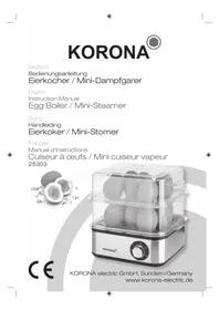 Notice KORONA 25303 Eierkocher