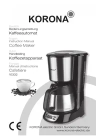 Notice KORONA 10332 Koffiemachine