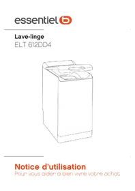 Notice ESSENTIELB ELT 612 DD4 Lave-linge
