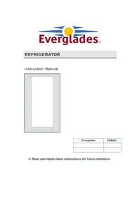 Notice Everglades EVBI621 Réfrigérateur