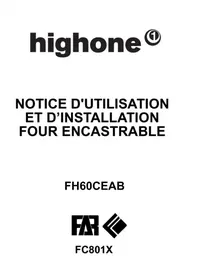 Notice HIGH ONE FH 60 CEAB Four