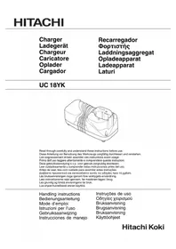 Notice HITACHI UC 18YK Batterilader