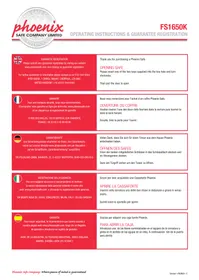 Notice Phoenix FS1651K Coffre-fort