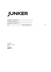 Junker JR48IT14 - Fornuis