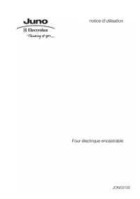 Juno Electrolux JON53100X - Cuisinière