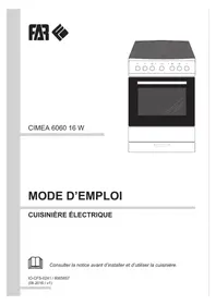Notice FAR CIMEA 6060 16 W Cuisinière