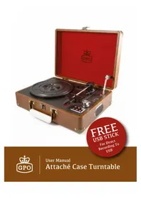 Notice GPO ATTACHE Platenspeler