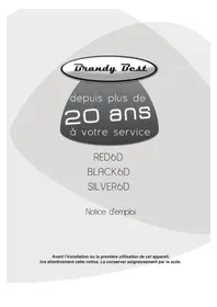 Notice BRANDY BEST SILVER6D Lavavajillas