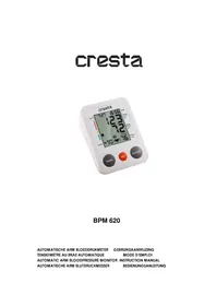 Notice Cresta BPM620 Tensiomètre
