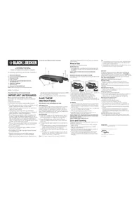 Notice BLACK & DECKER GD2051BC Plaque de grill