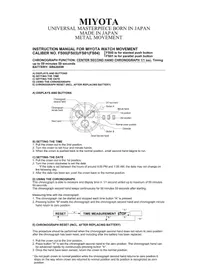 Notice Daniel Steiger VALIANT Montre
