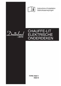 Notice Dreamland H5611 Couverture/coussin chauffant