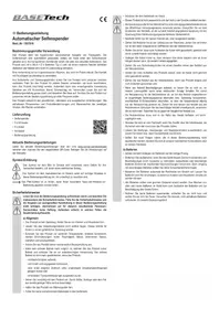 Notice BASETECH 1507016 Zeepdispenser