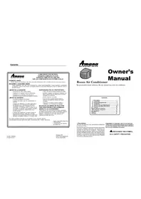 Notice AMANA AAC081SRA Climatisation