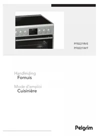 Notice Pelgrim PF8221RVS Fornuis