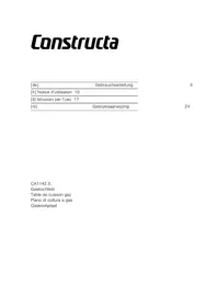 CONSTRUCTA CA114253NL - Fornuis
