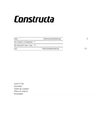 CONSTRUCTA CA317150 - Fornuis