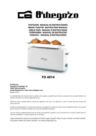 Notice Orbegozo TO 4014 Grille pain