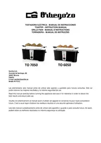 Notice Orbegozo TO 7050 Grille pain