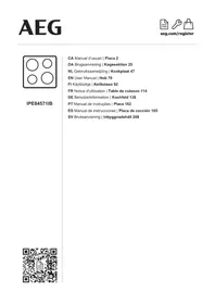 Notice AEG IPE84571IB Cuina