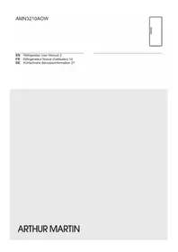 Notice ARTHUR MARTIN AMN3210 Réfrigérateur