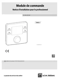 Notice ELM LEBLANC CR 100 Thermostat