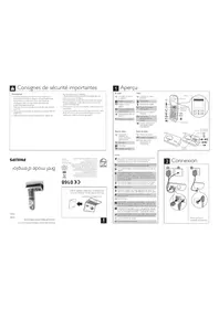 Notice PHILIPS D5052B Téléphone fixe