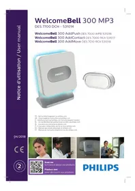 Notice PHILIPS WELCOMEBELL 300 MP3 Sonnette de portes
