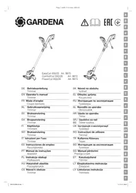 Notice GARDENA COMFORTCUT 55028 χορτοκοπτικό