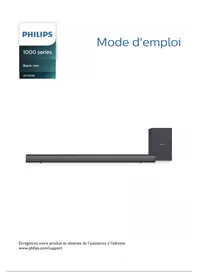 Notice PHILIPS HTL1520B Barre de son
