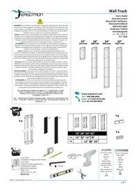 Notice Ergotron WALL TRACK Câble pour ordinateur et périphérique