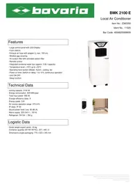 Notice Bavaria BMK 2100 E Climatisation