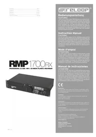 Notice Reloop RMP1700 RX DJ Equipment