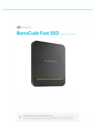 Notice SEAGATE BARRACUDA FAST SSD SSD
