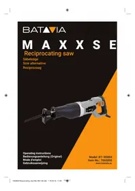 Notice Batavia BTRS004 Saw