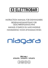 Notice Elettrobar NIAGARA Dishwasher