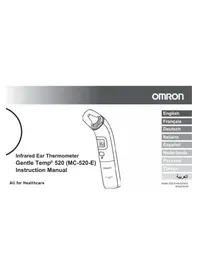 Notice OMRON GENTLE TEMP 520 Thermomètre