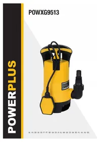 Notice PowerPlus POWXG9513 Pumppu