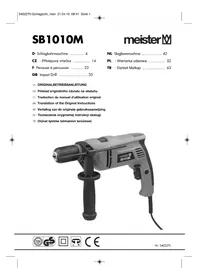 Notice Meister Craft SB1010M Perceuse