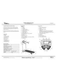 Notice Newgen Medicals LF312 Tapis de course